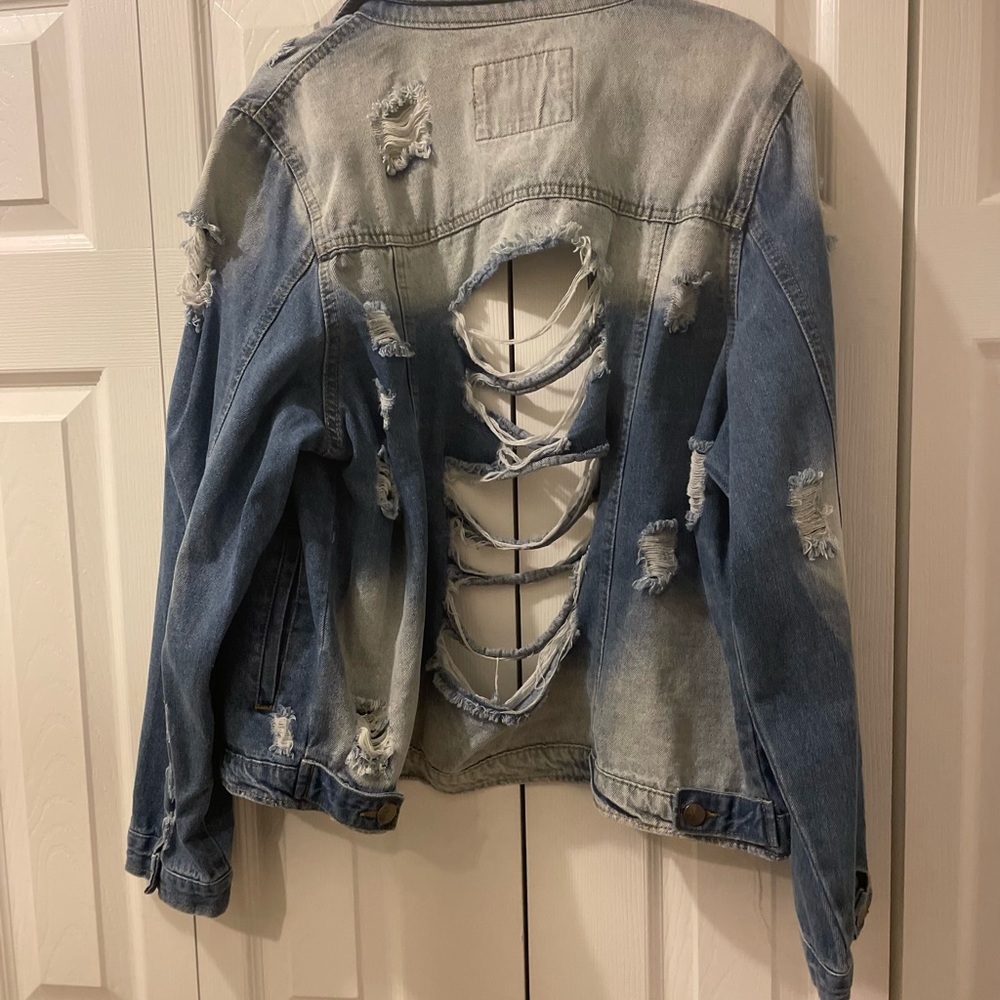Distress Jean Jacket